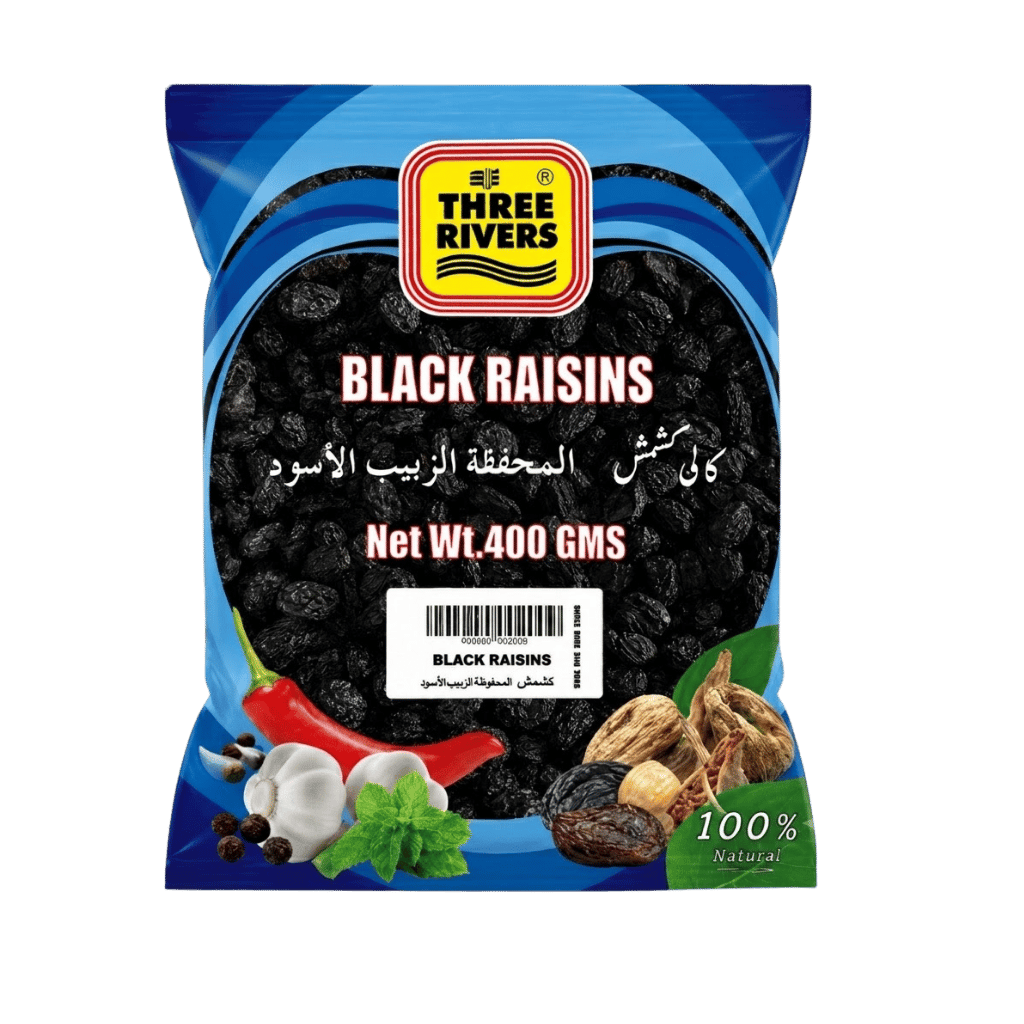 Three Rivers Black Raisins 400 g buy online USA - 1